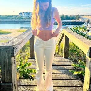 White flared jeans great condition